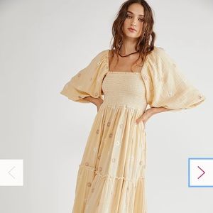Free people Dahlia embroidered dress